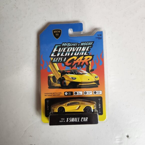 MSCHF x MR BEAST Everyone Gets A Car   1/64 Diecast Lamborghini Aventador - Picture 1 of 8